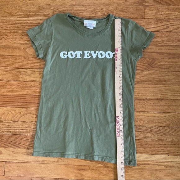 Rachael Ray Tshirt GOT EVOO? Women’s Large Green Everyday with Rachael Ray - Picture 5 of 5